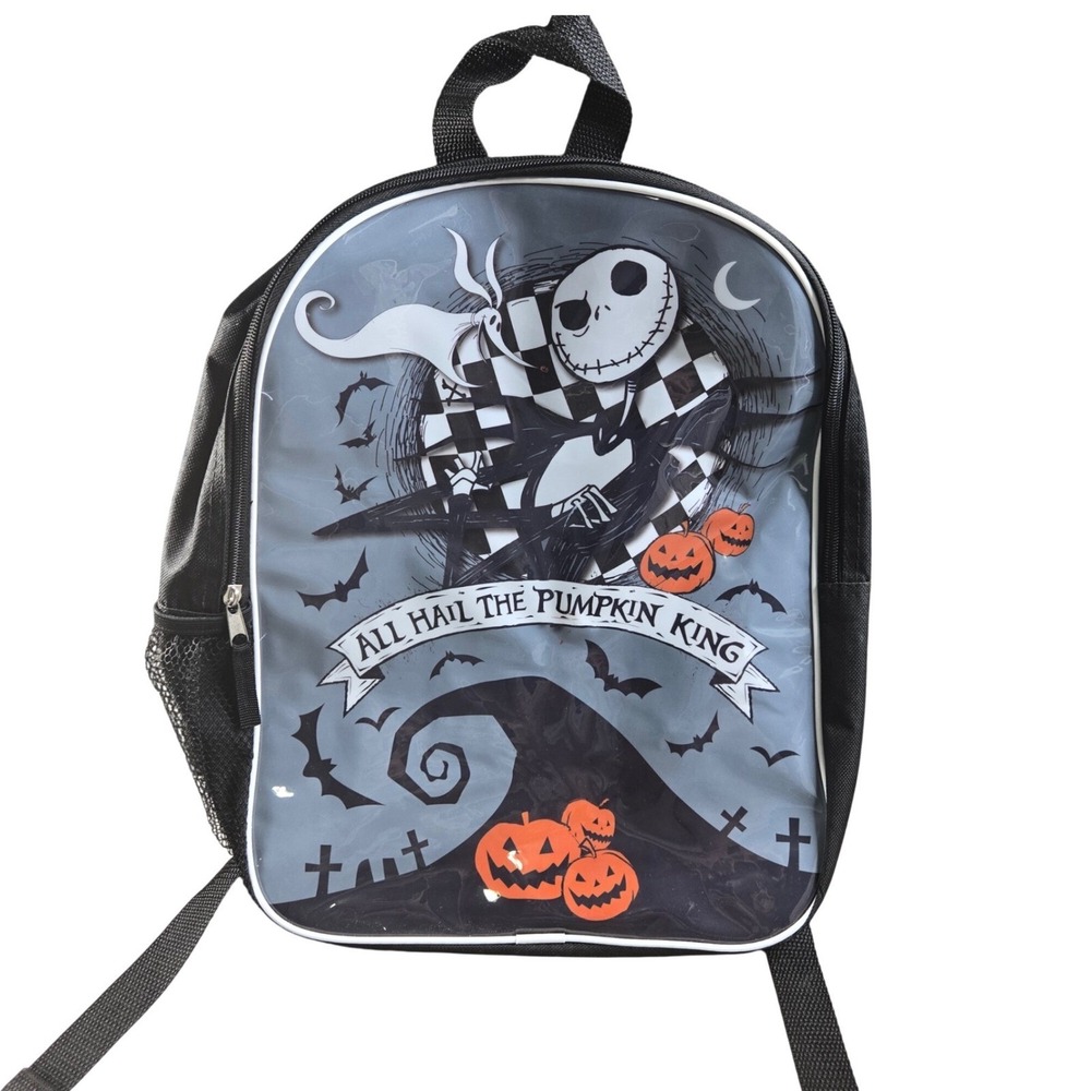 Disney Nightmare Before Christmas Jack Skellington Pumpkin King Backpack Bag